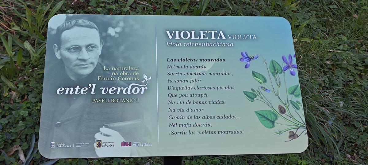 Detalle de uno de los carteles.