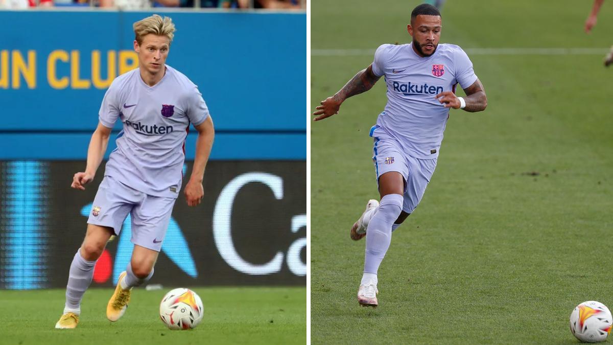 Frenkie de Jong y Memphis Depay, dos neerlandeses llamados a marcar la diferencia en el FC Barcelona 2021-22