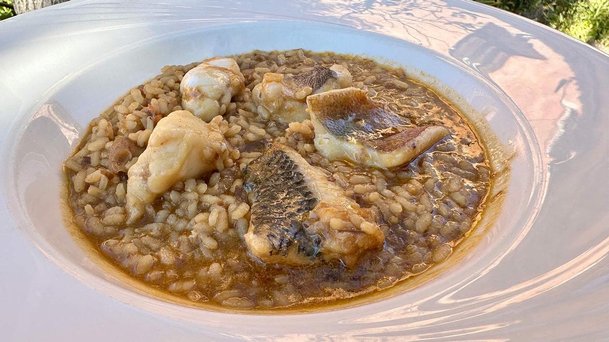 Arròs de l'Art, plat tradicional de Lloret de Mar recuperat pel restaurant Mas Romeu.