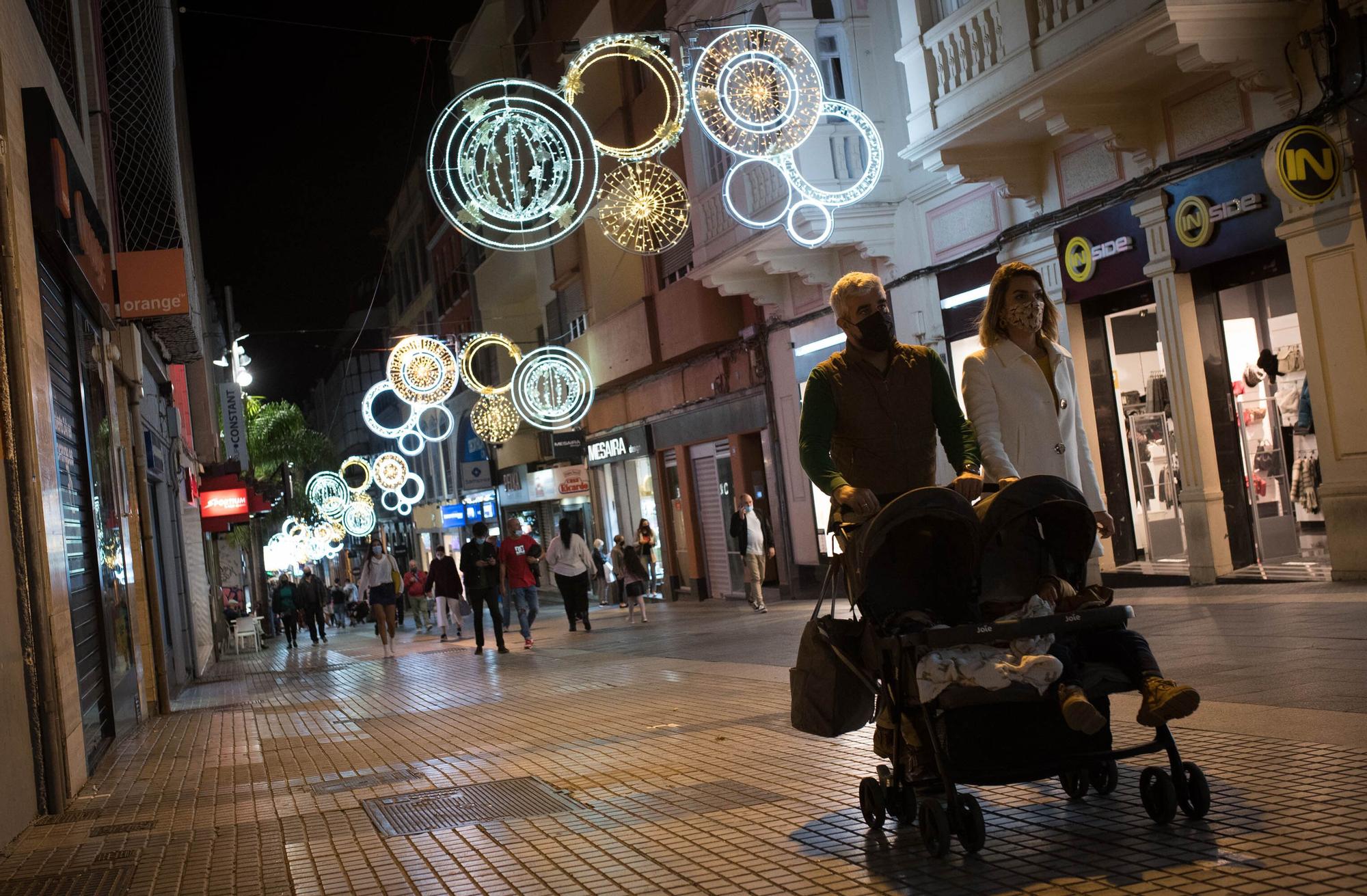 Encendido del alumbrado navideño en Santa Cruz de Tenerife