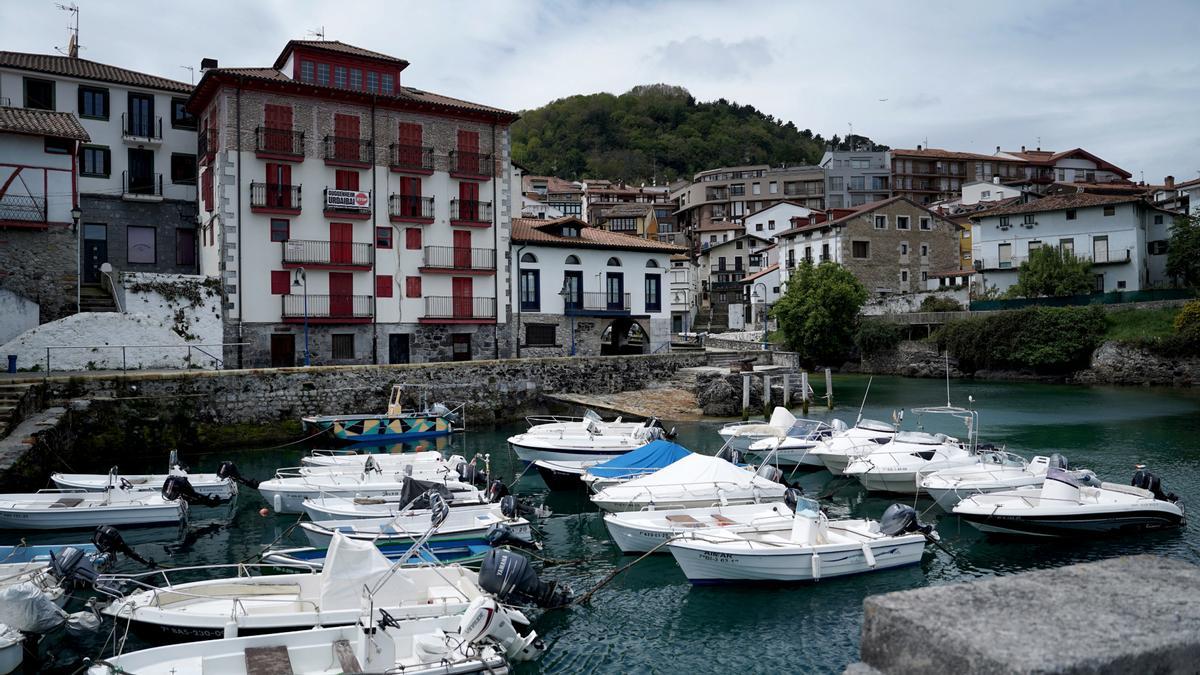 Vista del puerto de Mundaka, enclavado en la Reserva de la Biosfera de Urdaibai.