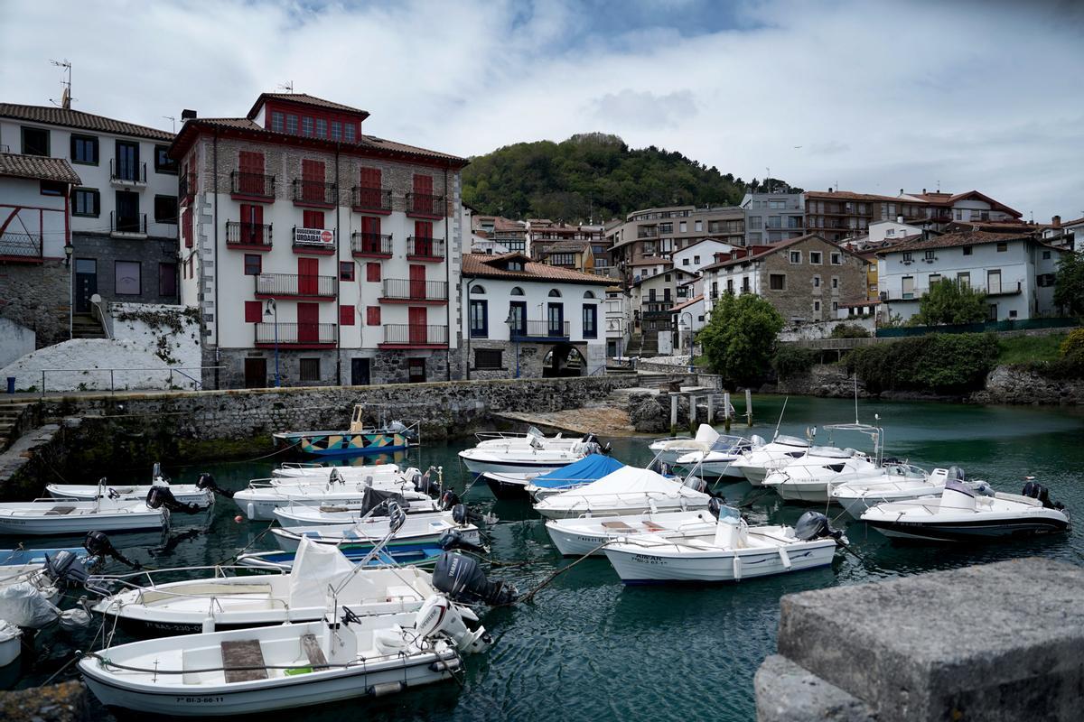 Vista del puerto de Mundaka, enclavado en la Reserva de la Biosfera de Urdaibai.