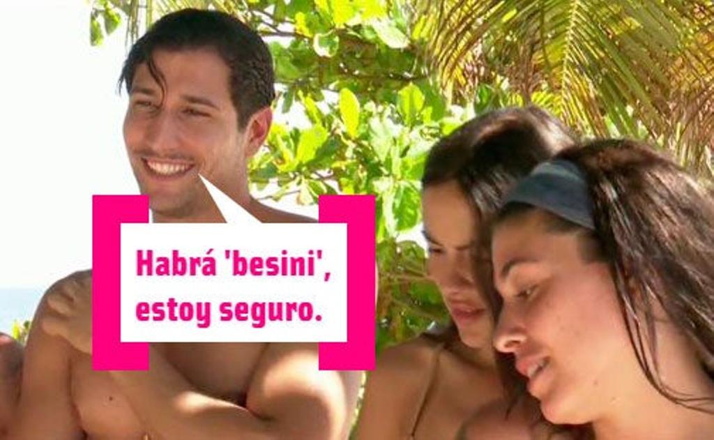 Gianmarco Onestini y Lola (Marta Mencía) en 'Supervivientes'
