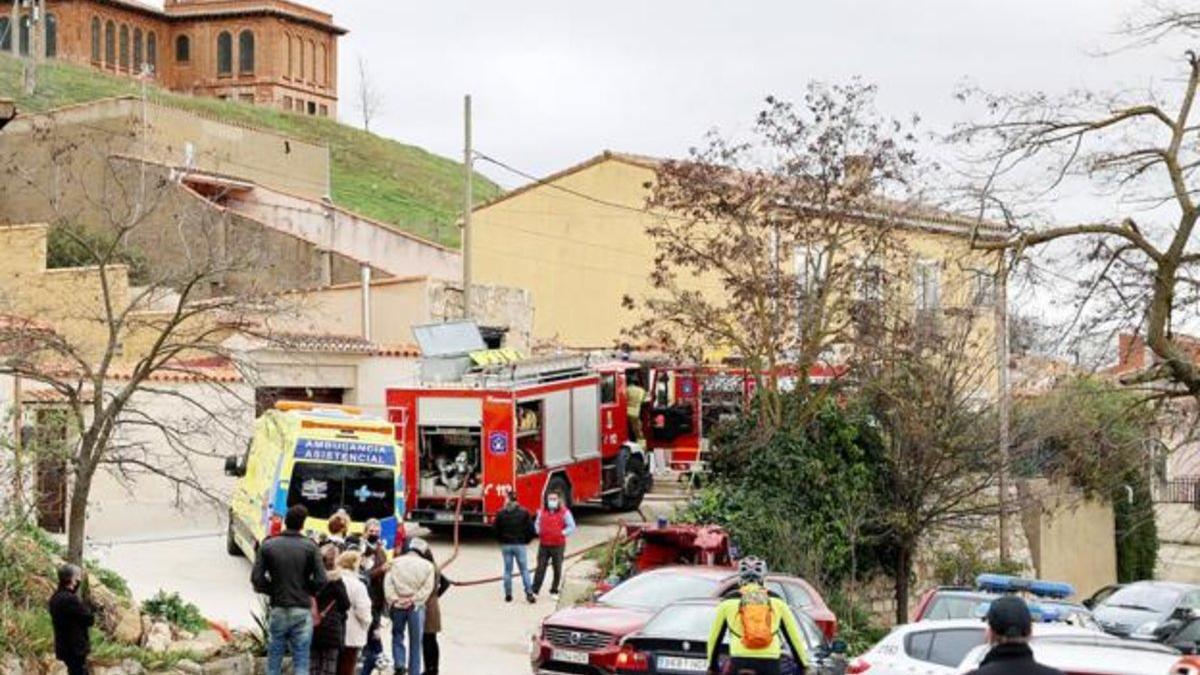 La prensa local ha publicado fotos del lugar del incendio