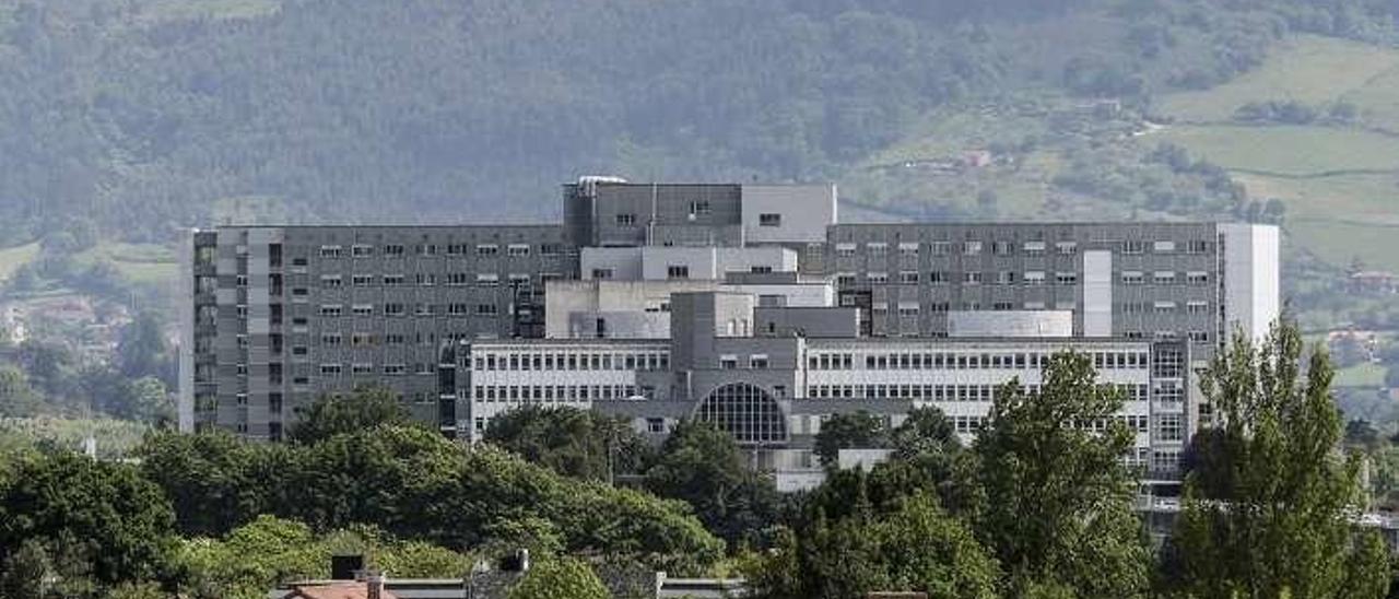 El Hospital de Cabueñes, visto desde Somió.