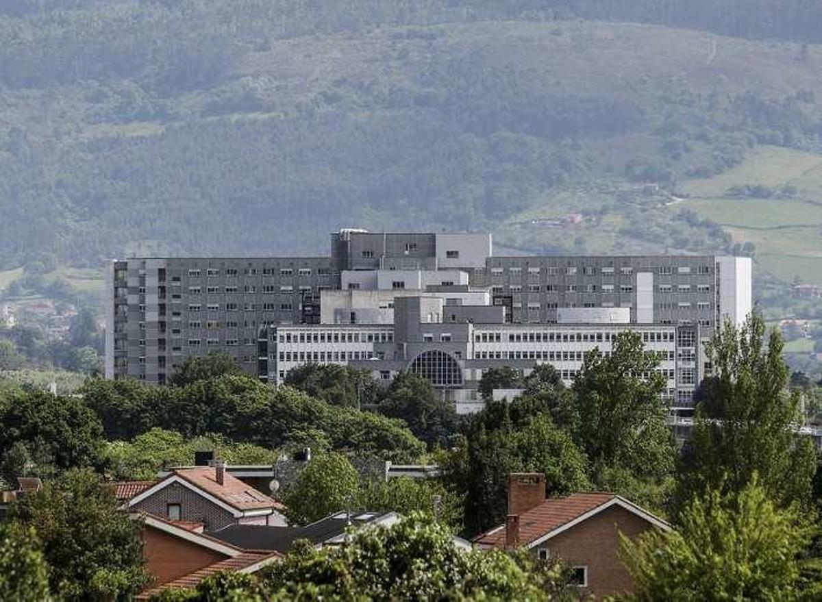 El Hospital de Cabueñes, visto desde Somió.