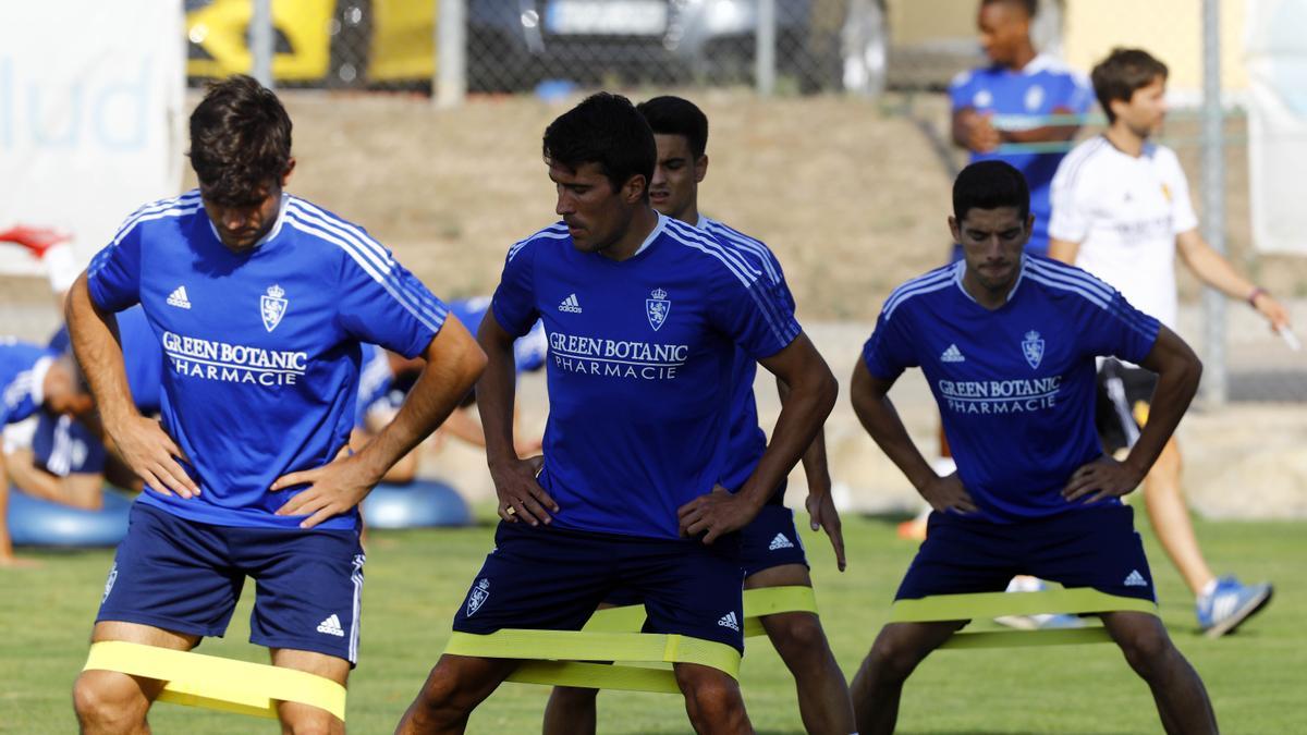 Azón, Zapater y Gámez, en una sesión.