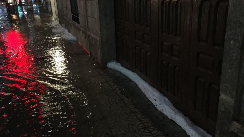 Fuertes lluvias en Caravaca de la Cruz