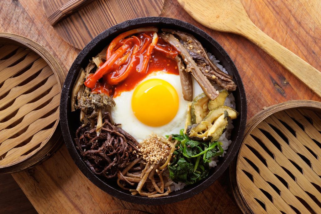 Bibimbap o arroz mezclado