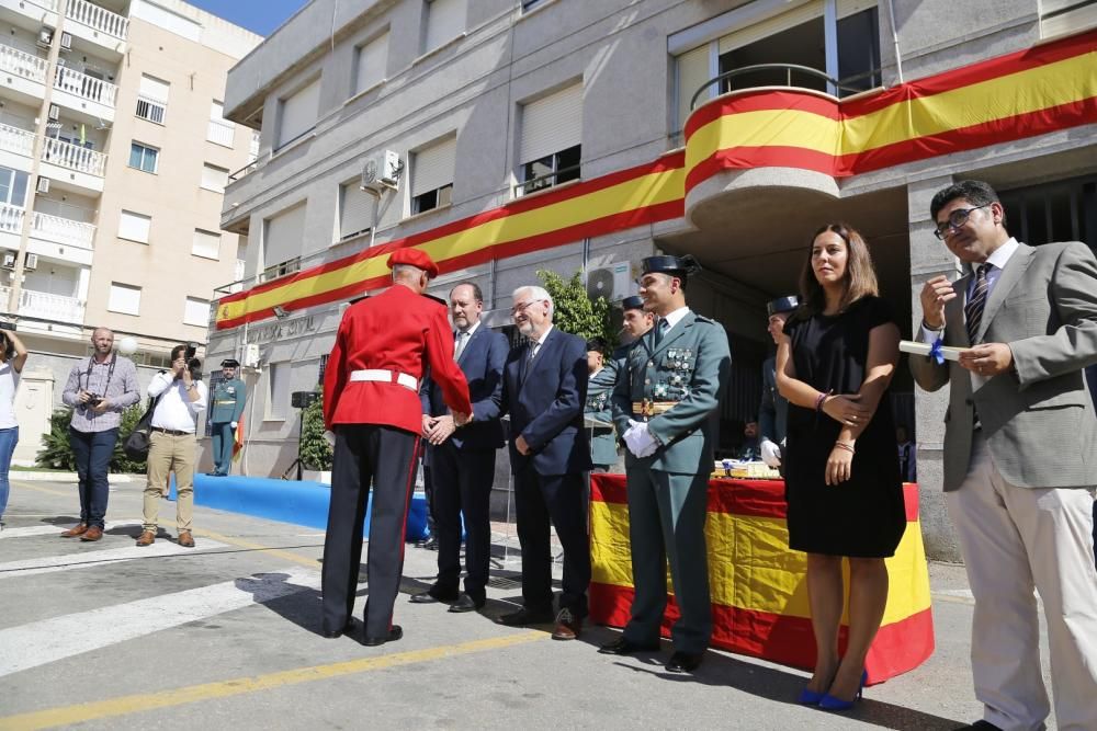 Misa y acto castrense en el cuertel de la Compañía de la Guardia Civil de Torrevieja y la Vega Baja el día de la Virgen del Pilar