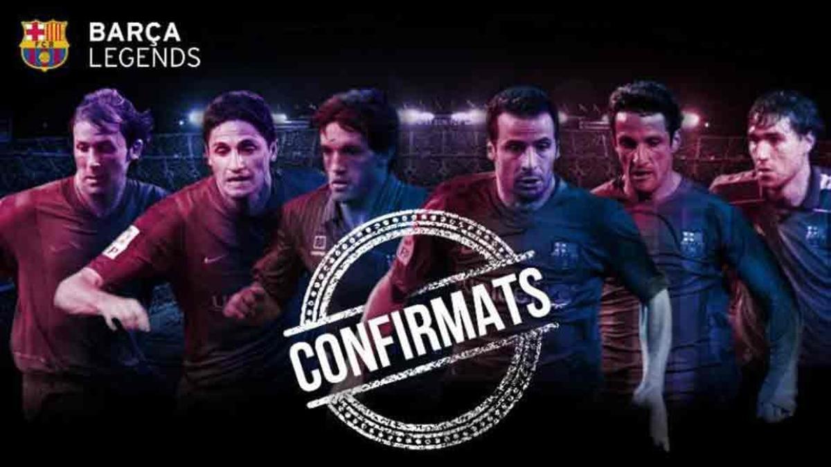 El Barça Legends ya tiene jugadores confirmados