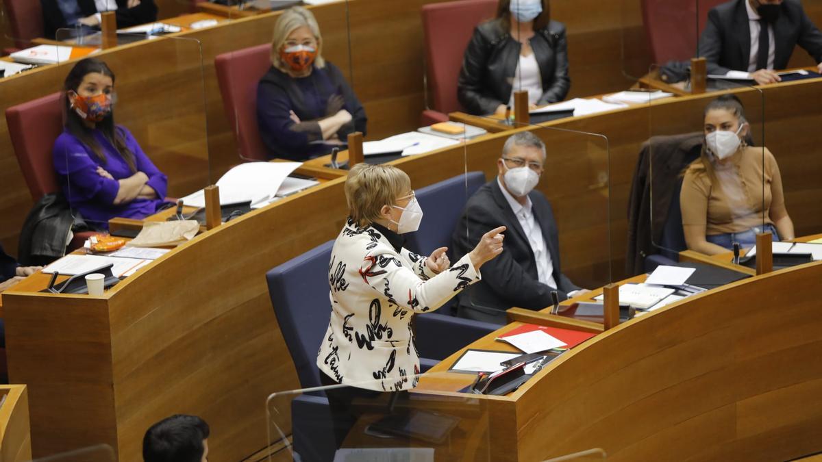 Ana Barceló durante su intervención