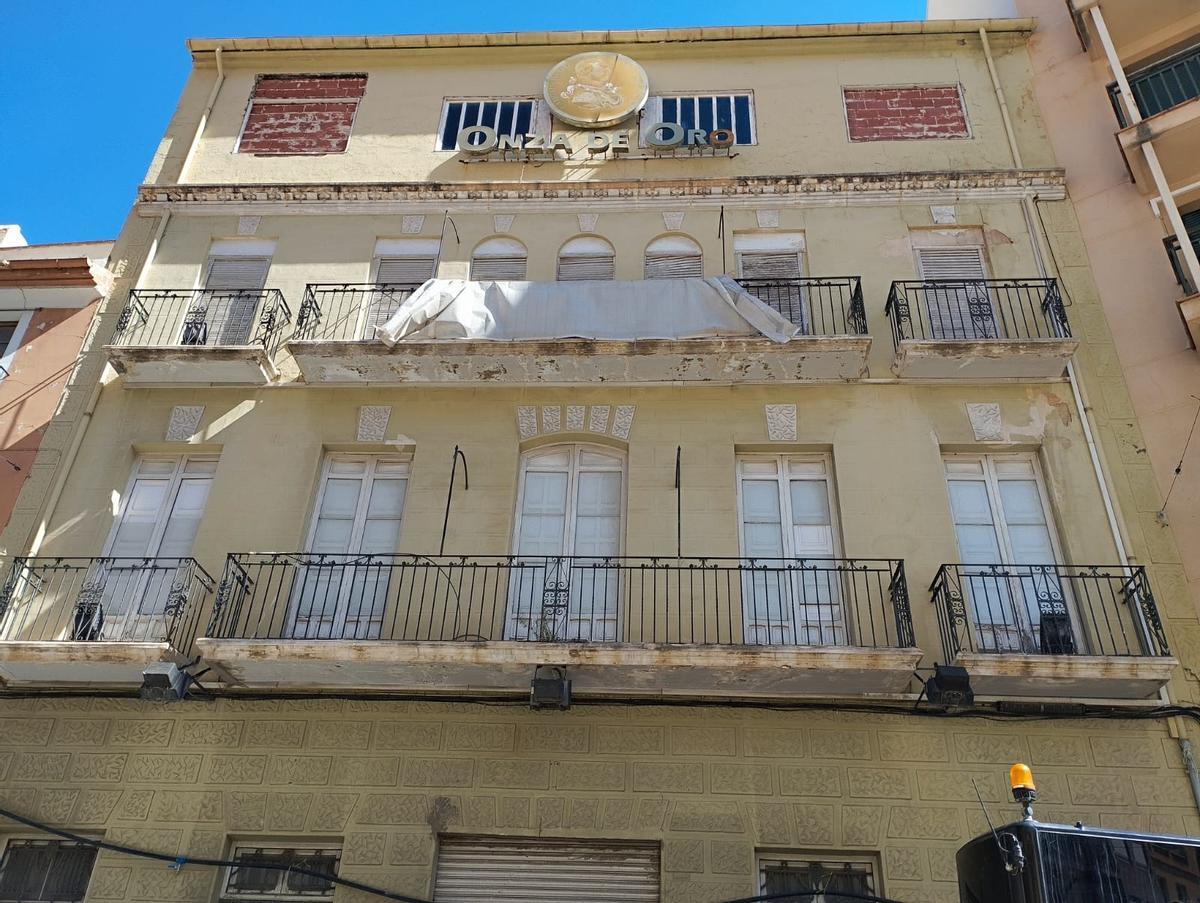 Antigua fábrica de la Onza de Oro, en la céntrica calle del Vall