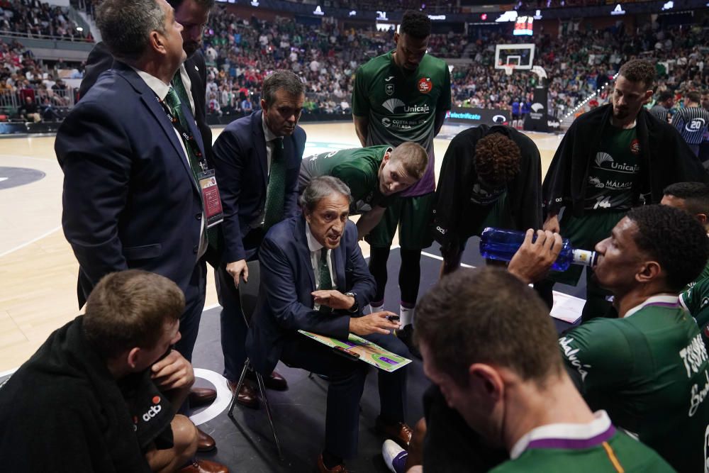 Victoria del Unicaja ante el Zaragoza en la Copa del Rey 2020.