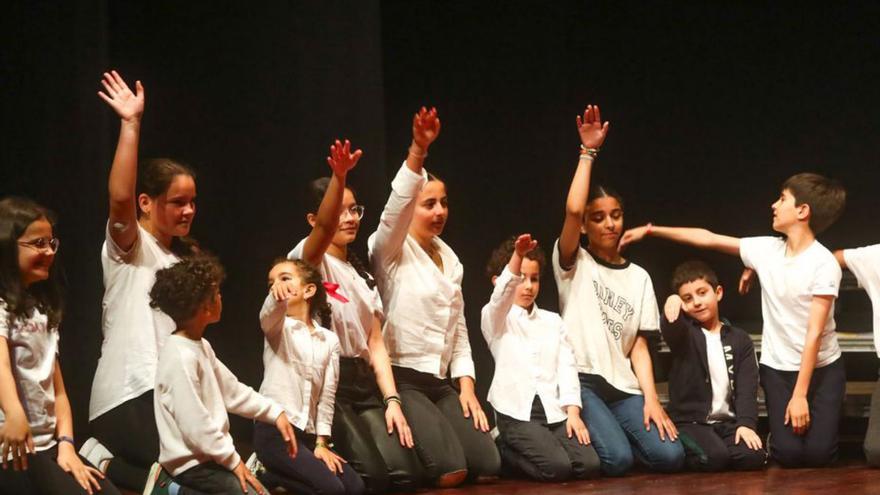 Unha das actividades celebradas onte no Auditorio de Vilagarcía.