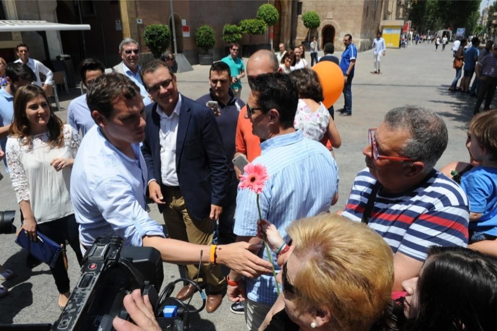 Albert Rivera visita Murcia y Los Alcázares