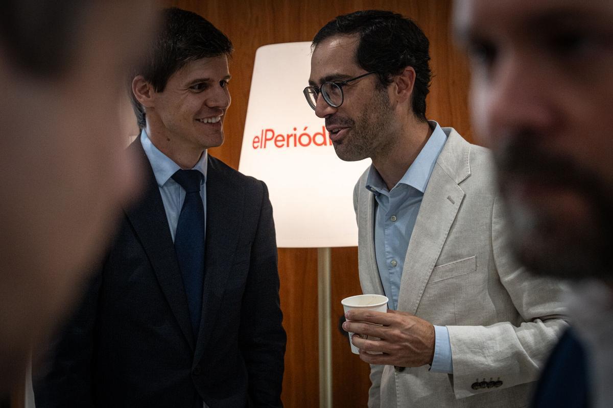 Asistentes al II Foro Prensa Ibérica sobre Paz y Seguridad en Europa.