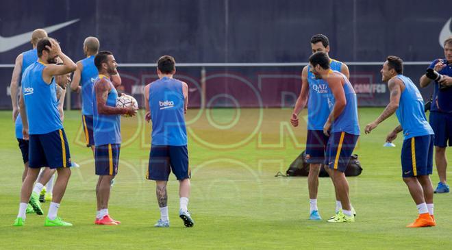 El primer entrenamiento del Barça 2015-2016 al completo, en imágenes