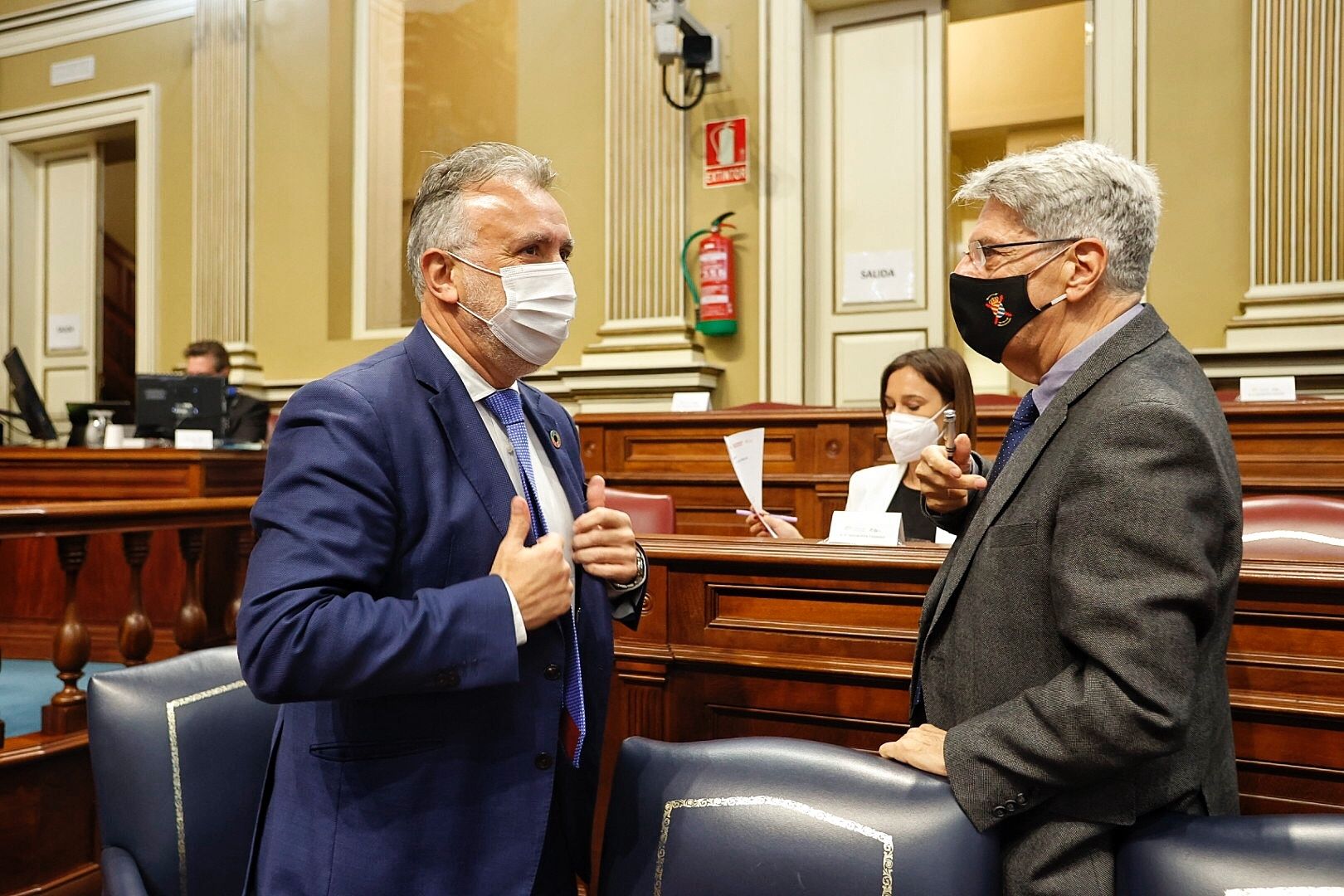 Pleno en el Parlamento de Canarias (9/2/21)