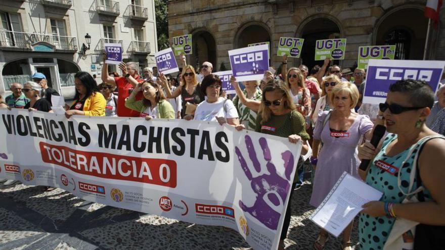 CC OO y UGT, contra la violencia machista