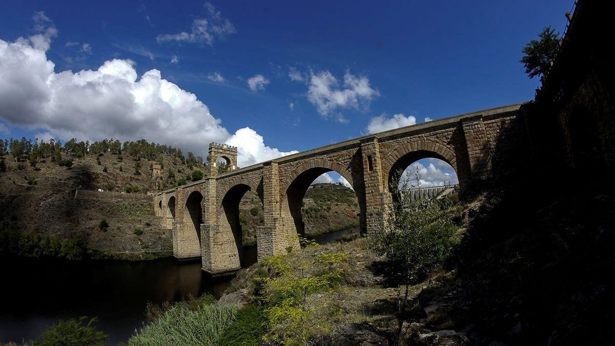 El puente romano de Alcántara.