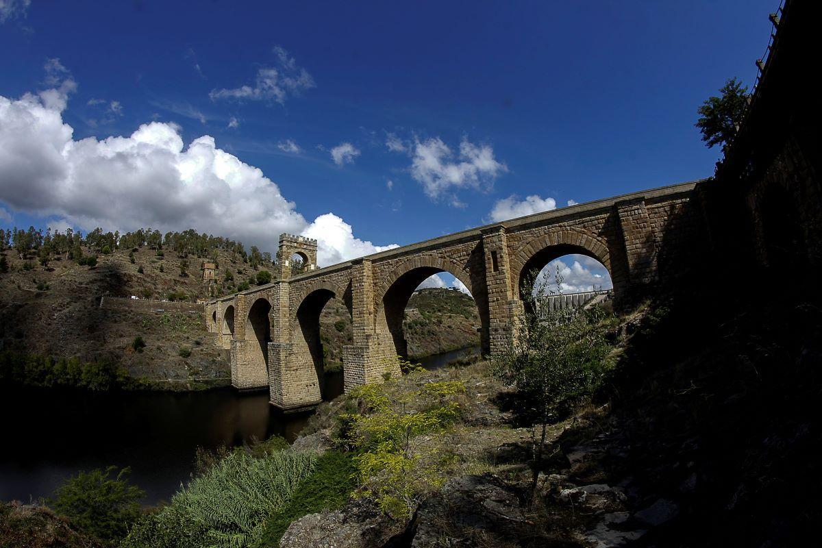 El puente romano de Alcántara.