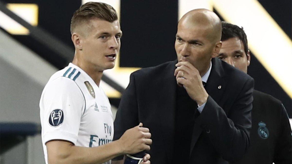 Toni Kroos dio su espaldarazo a su entrenador, Zidane
