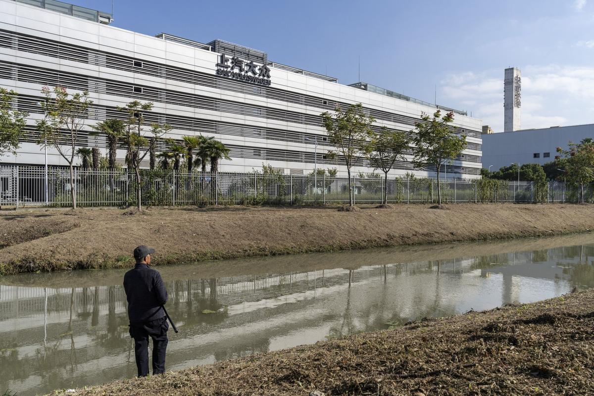 Factoría del grupo SAIC, que fabrica la marca MG, en China.