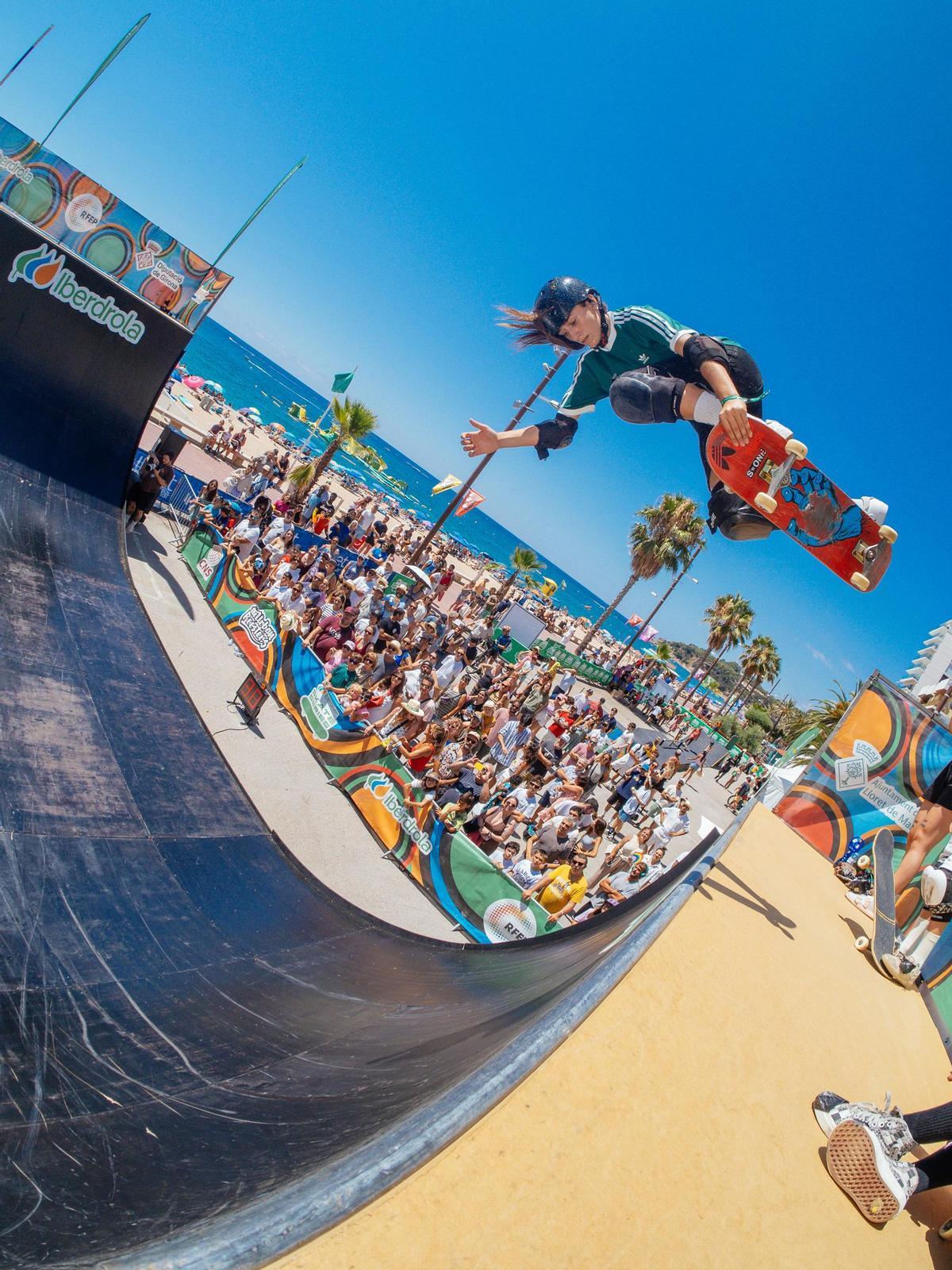 Naia Laso, una de las exponentes del Skate Series 2025