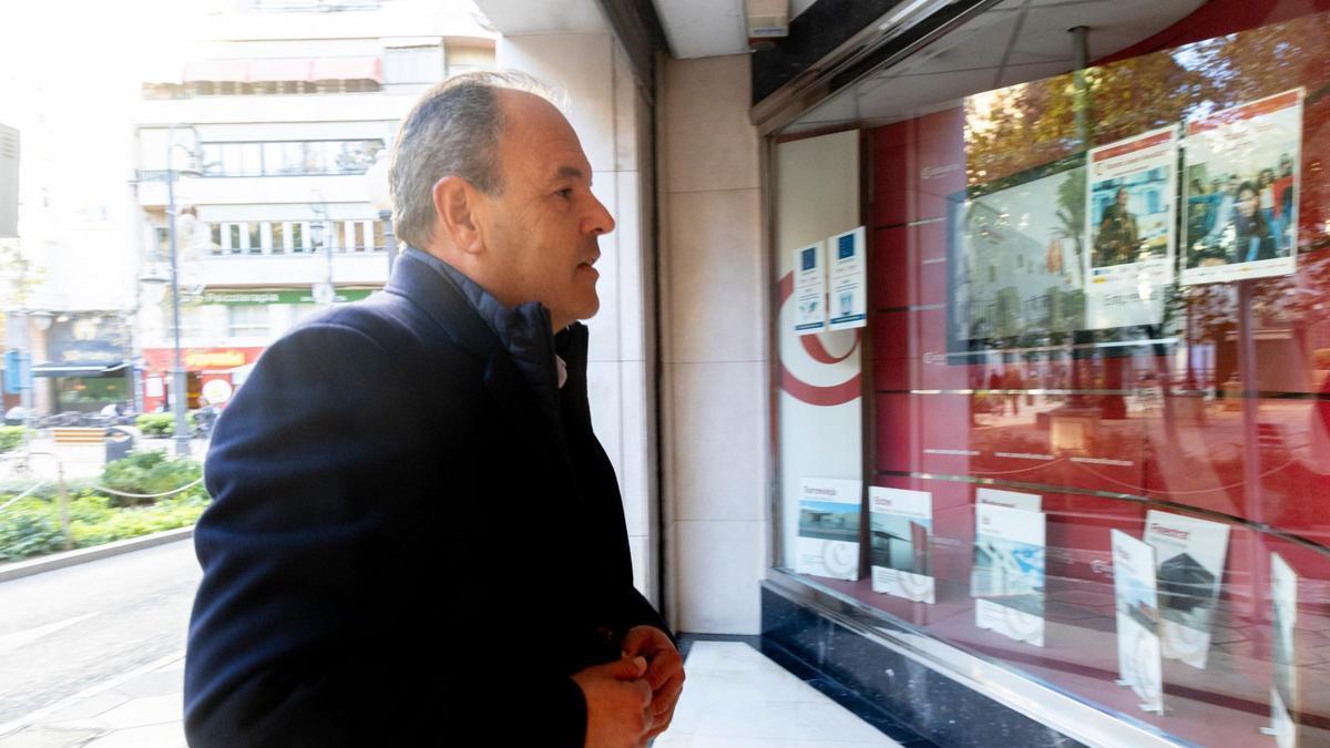 El presidente de la Cámara de Comercio de Alicante, Carlos Baño, en una imagen de archivo. / Pilar Cortés