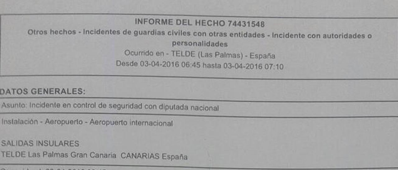 Rosell se encara con la Guardia Civil y los vigilantes en un control de Gando