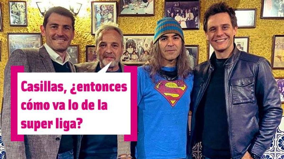 David Summers, Iker Casillas, Christian Gálvez y la foto que se convirtió en meme
