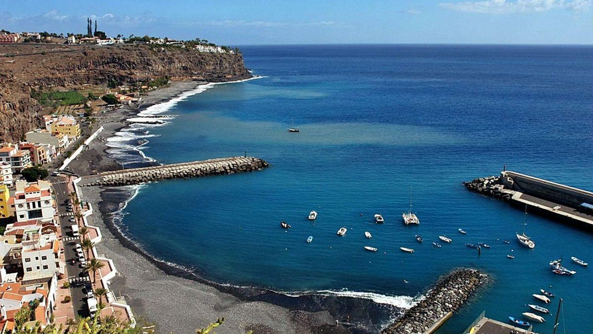 Imagen del litoral de Alajeró, en La Gomera.