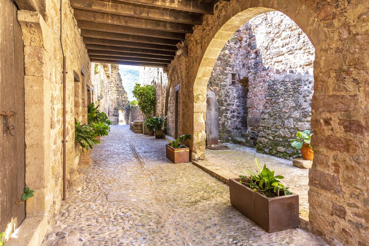 Santa Pau, Girona, Cataluña