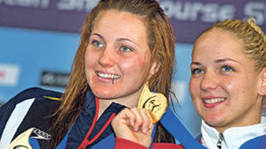 Costa y Da Rocha, con sus medallas en Eindhoven.