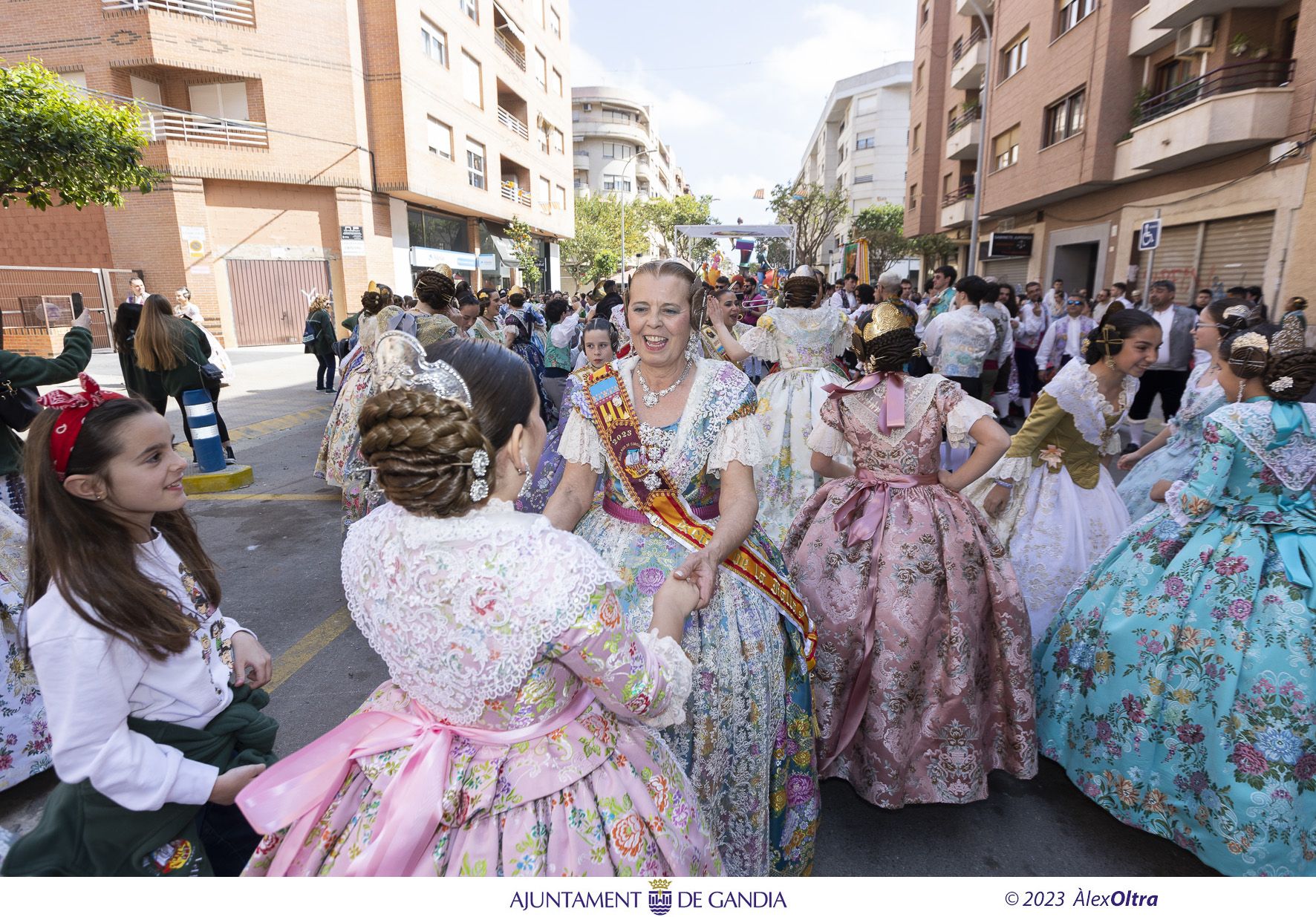 El ambiente de la mañana del jueves en las Fallas de Gandia