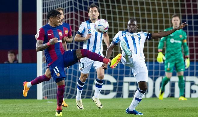 FC Barcelona - Real Sociedad, el partido de la liga EA Sports, en imágenes