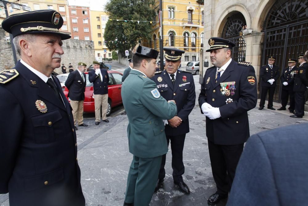 Celebración de la fiesta Policía Nacional en Gijón