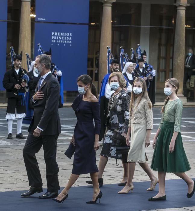 Premios Princesa de Asturias 2020: Así fue la escueta alfombra azul