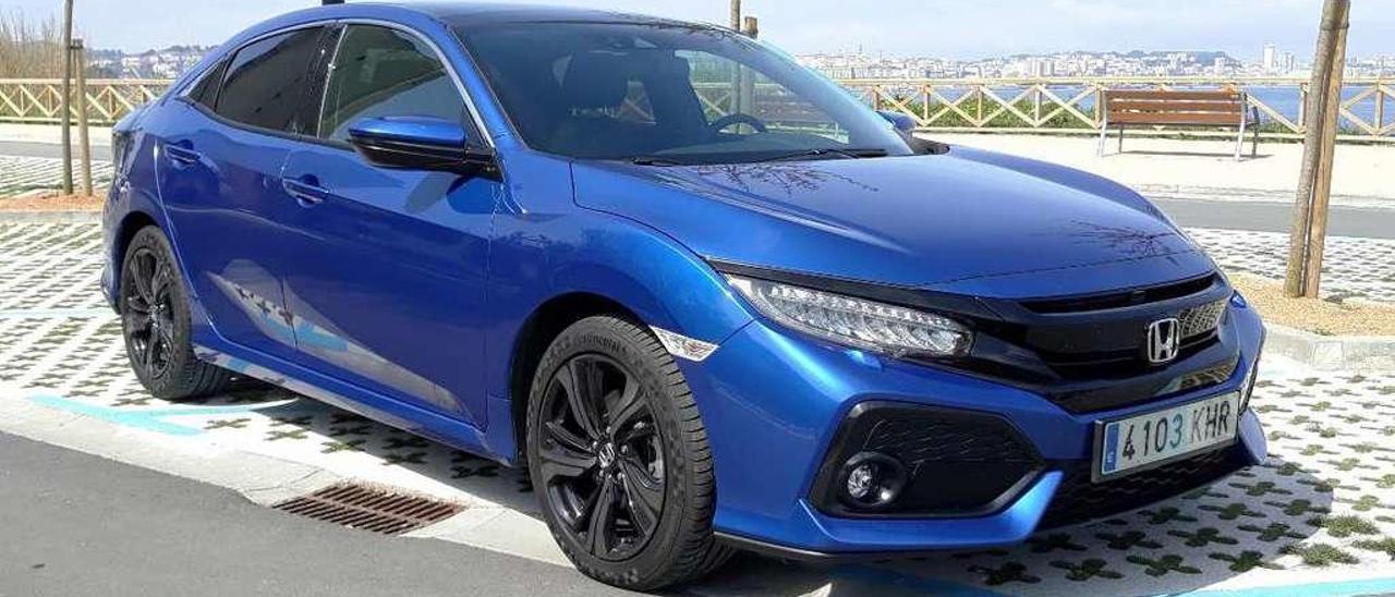 La línea deportiva del Honda Civic salta a la vista.  R.R.