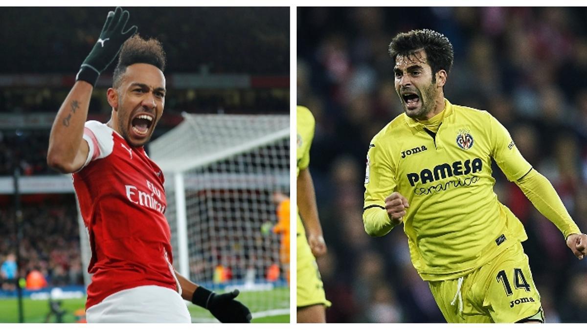 Aubameyang (Arsenal) y Trigueros (Villarreal) se verán las caras en las semifinales de la Europa League.