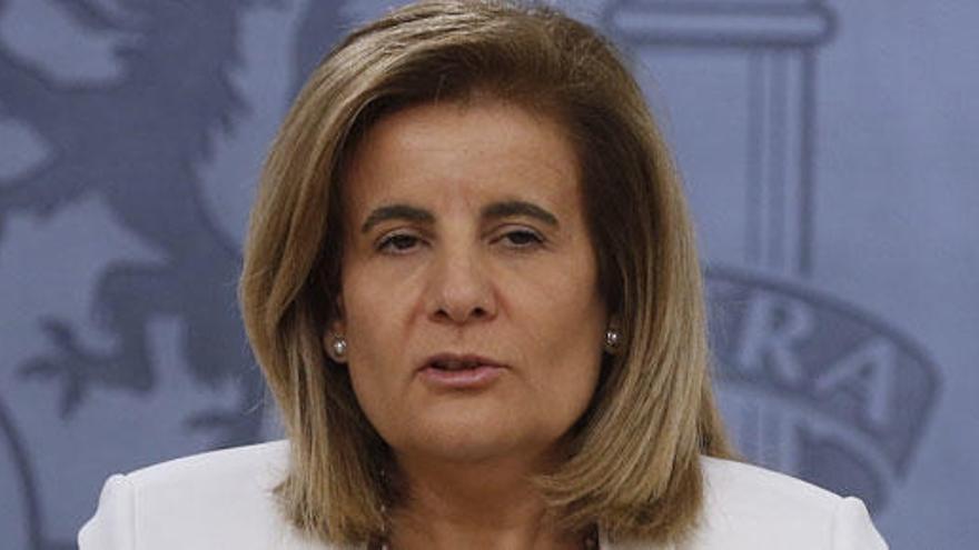 La ministra de Empleo en funciones, Fátima Báñez.