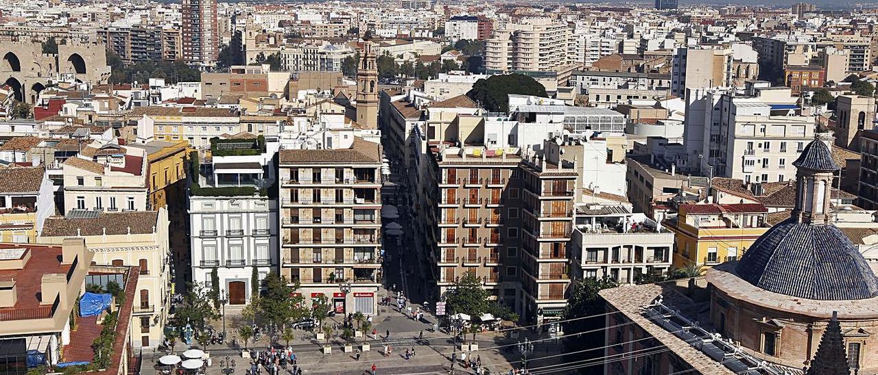 Vistas de València desde la torre del Micalet. | F. BUSTAMANTE