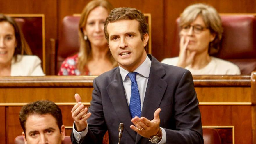 El líder del PP, Pablo Casado.