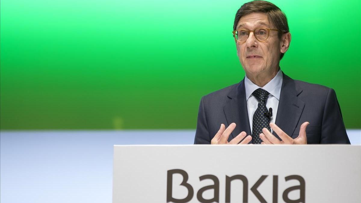 El presidente de Bankia  Jose Ignacio Goirigolzarri