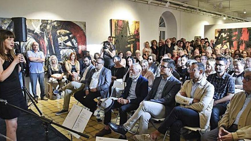 El convent va omplir-se durant la inauguració de l&#039;exposició el 28 de setembre passat