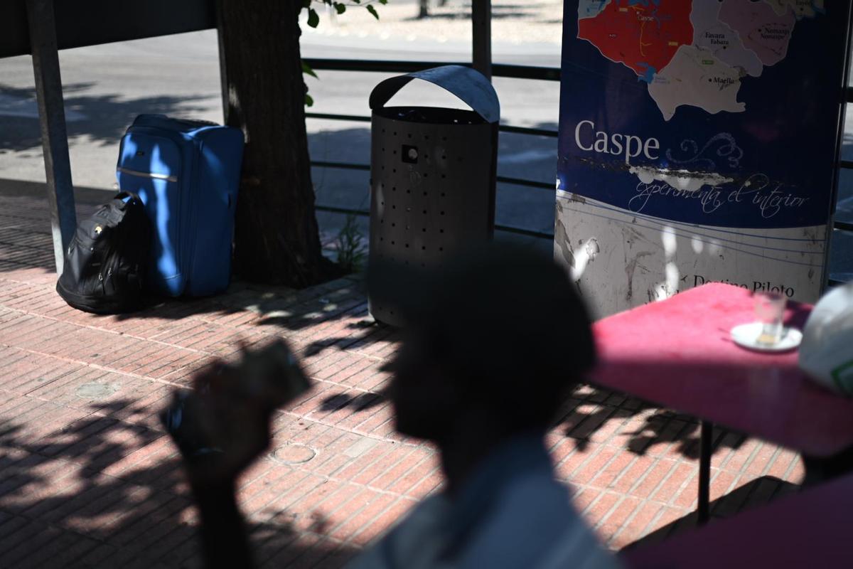 En imágenes | Un muerto en Caspe tras una pelea en la plaza Aragón