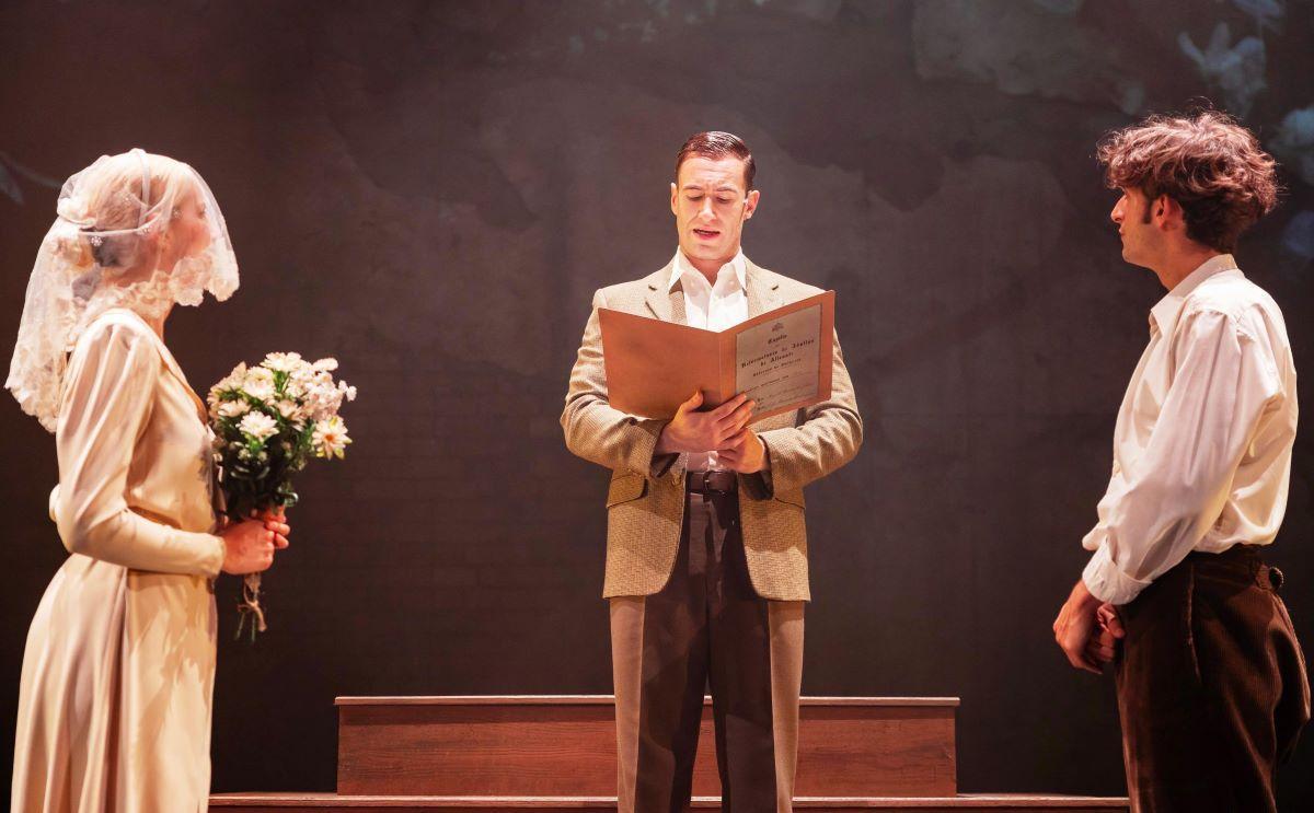 Un momento de la representación de 'Para la libertad'