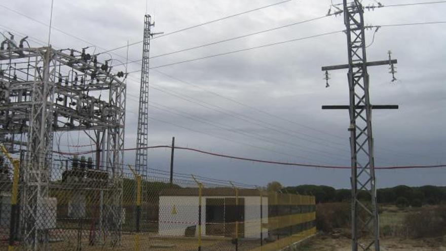 Nuevas instalaciones de la subestación de Iberdrola en Coreses.