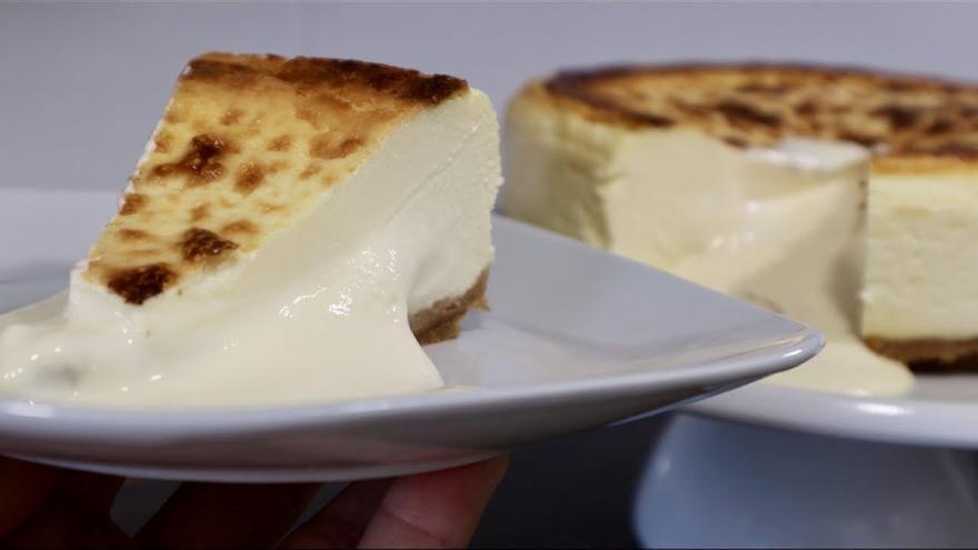 Tarta de queso de tres ingredientes: adiós a las complicaciones en el postre